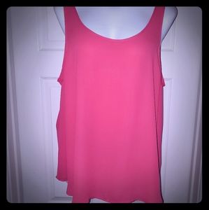 TORRID SZ 2 CORAL CHIFFON CAMISOLE